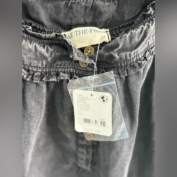 NWT We the Free Muse Tunic - Washed Black Color - Picture 6 of 7